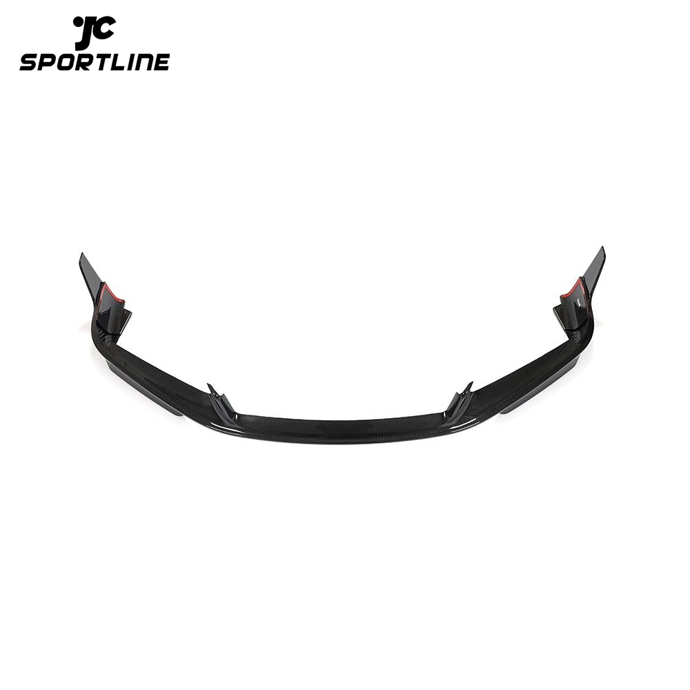 ML-HAX067 Dry Carbon Fiber 911 Front Bumper Splitter for Porsche 911 992 Turbo S Coupe 2-Door 2019-2021 1