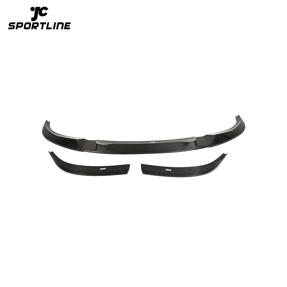 ML-WZY012 3PCS/SET G26 Carbon Fiber Front Splitter Lip for BMW 4 Series 2021up G26 420i 430i 435i M440i 4Doors 1