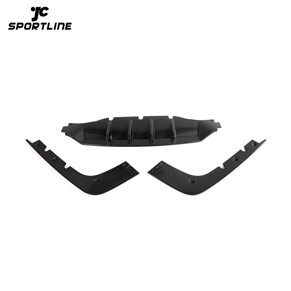 ML-ZDH341 Real Carbon Rear Bumper Diffuser Splitter Lip for KIA Stinger 1