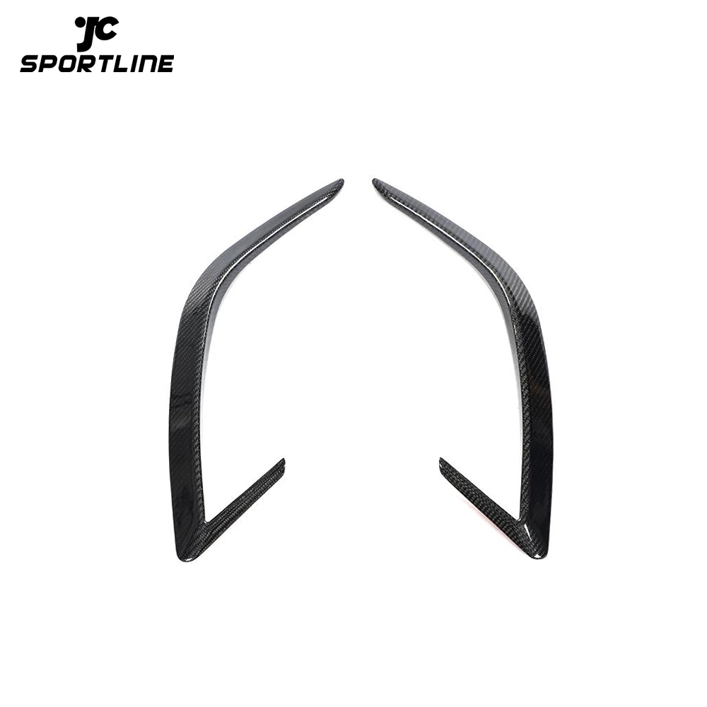 ML-PZJ093 Real Carbon Fiber Rear Bumper Splitter Canards Fins For Kia Stinger 2018 2023 Auto Parts 1