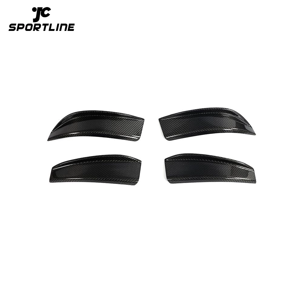 ML-PZJ091 Carbon Fiber Front Bumper canards for BMW 3 4Series G80 M3 G82 G83 M4 2D 4-Door 2021-2022 1