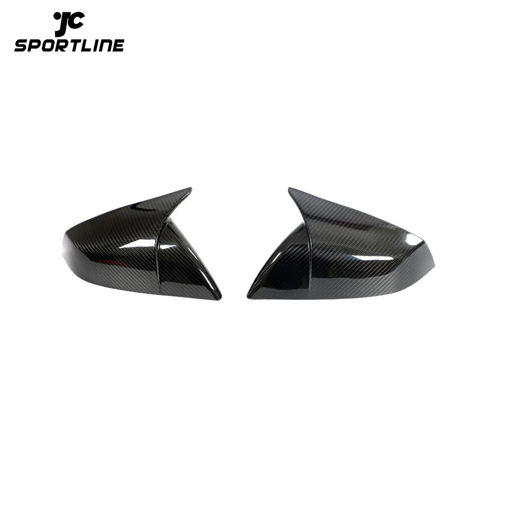 ML-PZJ100-PRO  Carbon Fiber Car Review Mirror Cover for Tesla Model S Plaid 2021-2023 1