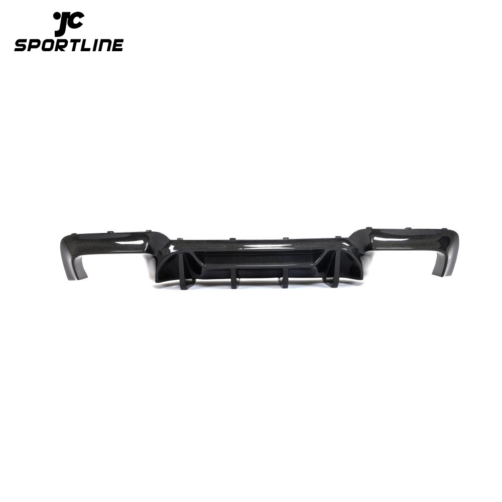 JC-HD473 Carbon Fiber Body Parts Rear Diffuser Universal For BMW 5Series F10 M5 2011-2017 1