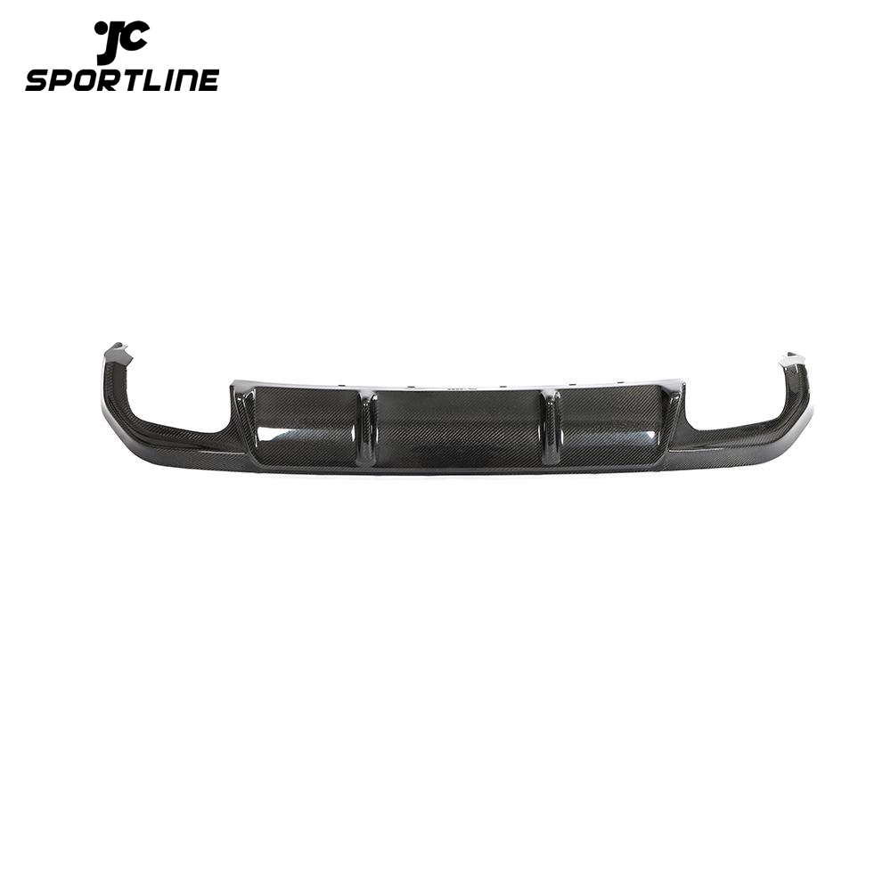 JC-HD479 carbon fiber Rear bumper diffuser For BMW 4 Series G26 420i 430i 435i M440i 4 Doors dual exhaust double outlet)2021+ 1