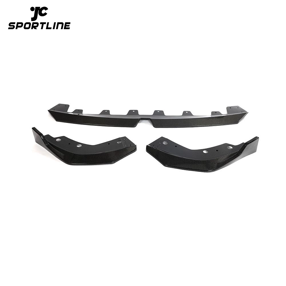 JC-HD493 G20 LCI Carbon Fiber Front Lip Spoiler Splitter for BMW 3 Series G20 LCI M-Sport Sedan 4-Door 2023-2024 1