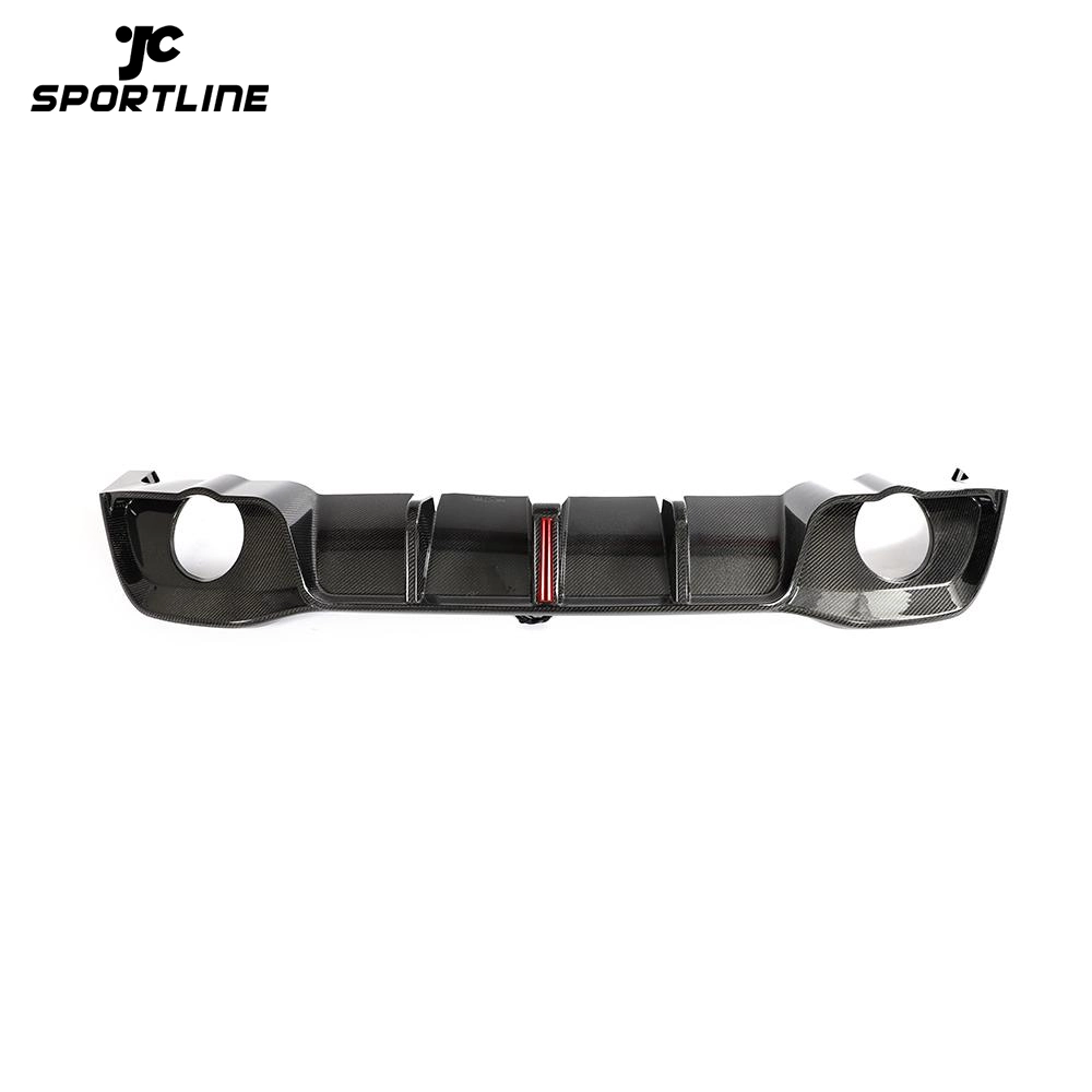 JC-HD498 Carbon Fiber Golf 8 Rear Bumper Diffuser Lip Splitter for VW Golf VIII MK8 GTI Hatchback 4-Door 2021 2022 1