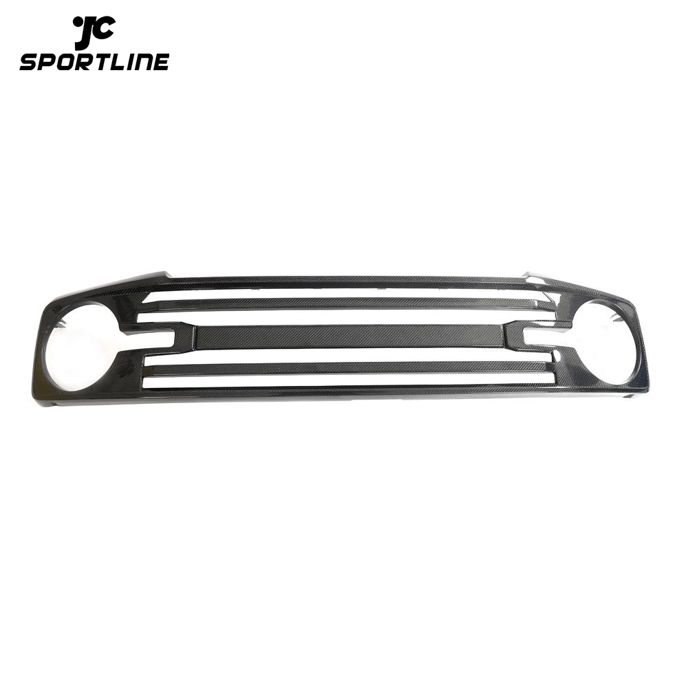 ML-YWW110 Carbon Fiber Car Front Grille for Ford Bronco Black Diamond Sport Utility 2-Door 2021-2023 1