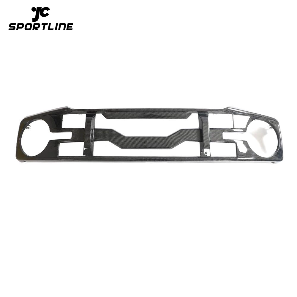 ML-PZJ108 Car Carbon Front Mesh Grille for Ford Bronco Badlands Sport Utility 4-Door 2021-2023 1