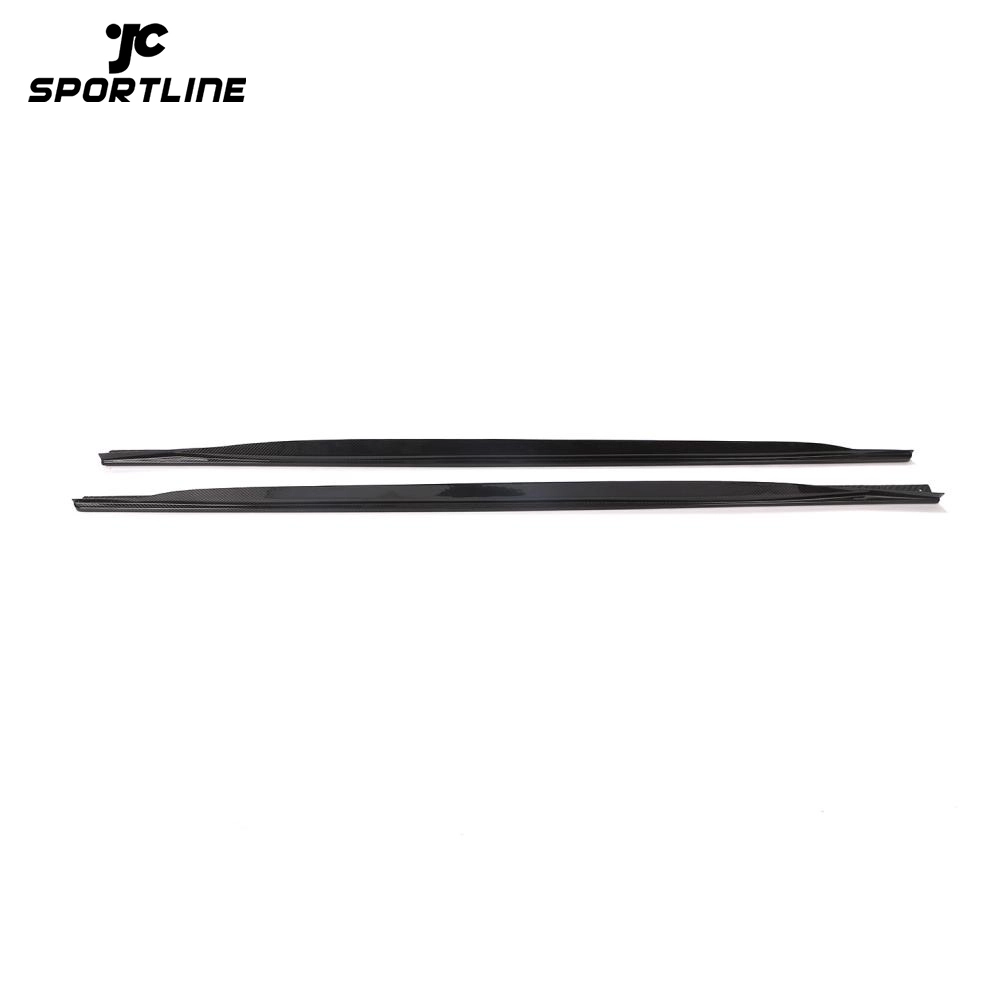 ML-PZJ038-PRO For BMW 4 Series G22/G23 M440i M Sport 2-Door 2020UP Dry Carbon Fiber Side Skirts Door Rocker Panels Extension Lip 1