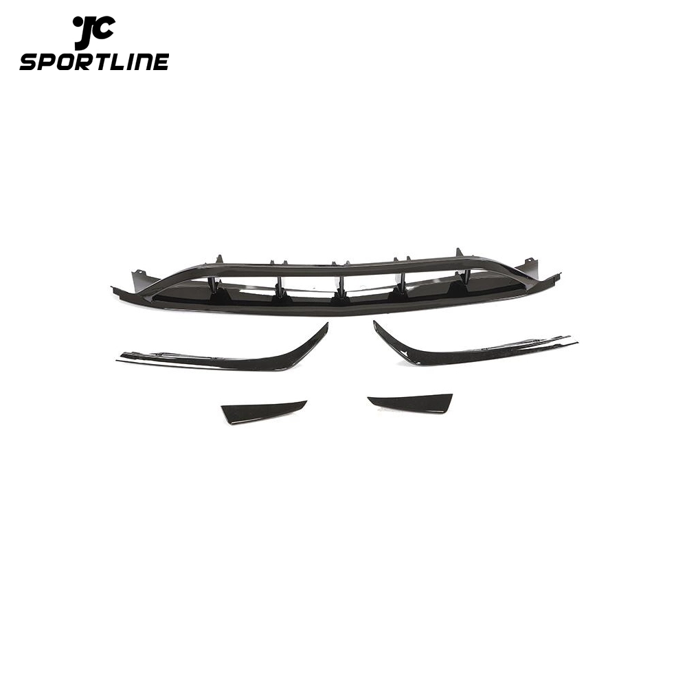 JC-ZYY097-CF Carbon Fiber A45 Front Valance Lip with Canards for Mercedes Benz W176 A250 AMG Style 2013-2018 1