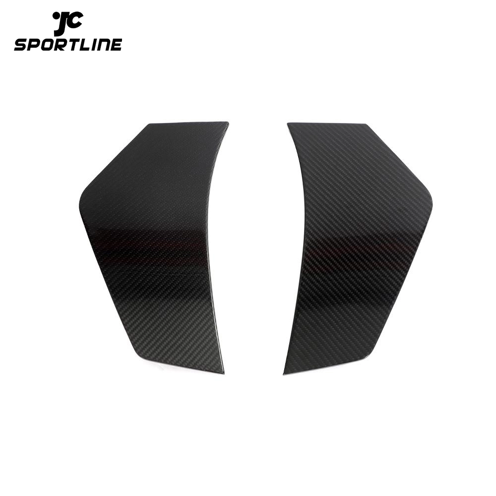 ML-PZJ124-PRO R8 Dry Carbon Fiber Car Rear Bumper Canards for Audi R8 V10 Coupe 2023 1