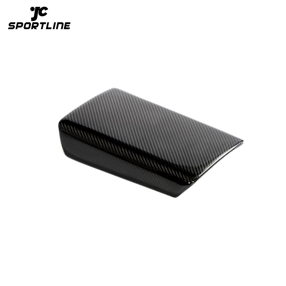 ML-LC010-PRO Carbon Fiber Central Control Armrest Box Cover for Tesla Model 3 Model Y 2016-23 1
