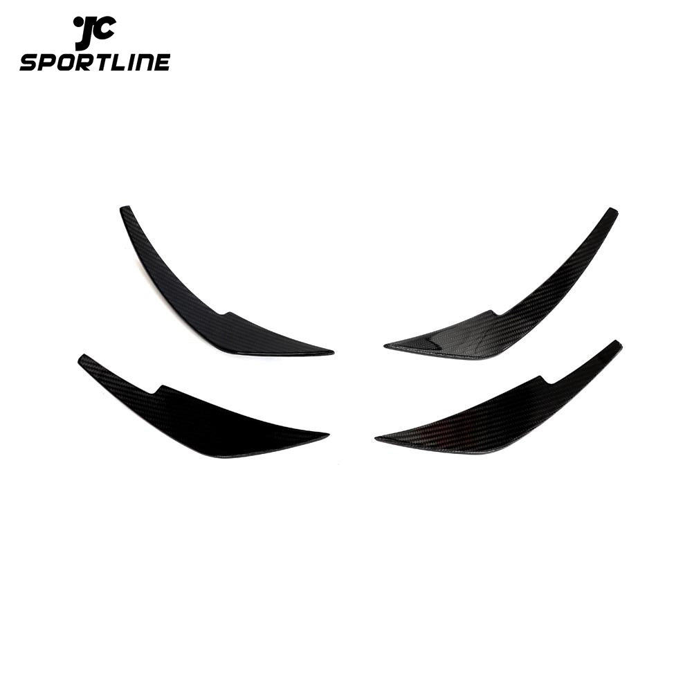 ML-ZDH392-PRO Real Dry Carbon Fiber Front Bumper Canards for Nissan 400Z 2023 1