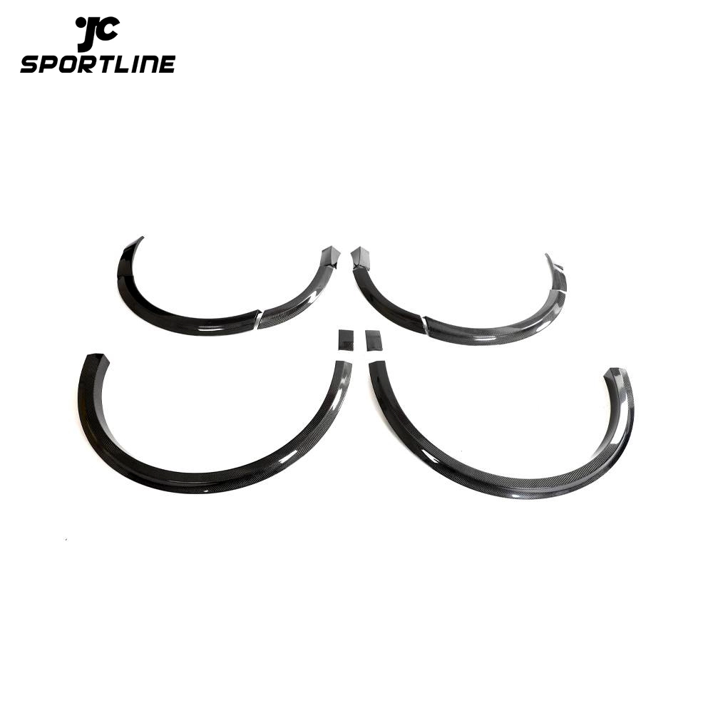ML-YWW124 12pcs Carbon Fiber Wheel Arch Trims for Audi RSQ8 2021 1
