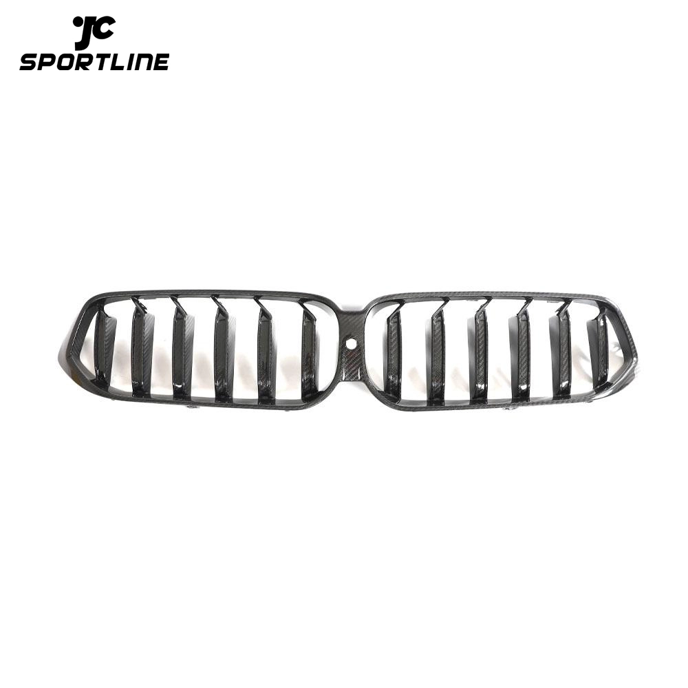 JC-HD529-PRO Dry Carbon Fiber Front Kidney Grille Dual Slat Bumper Grill for BMW 6 Series GT G32 1