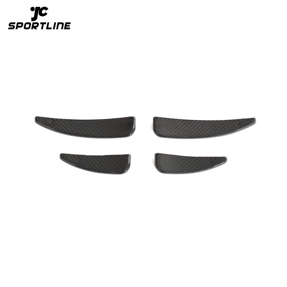 ML-XY002-PRO Dry Carbon Fiber Front Bumper Canards for Audi R8 V10 2023 1