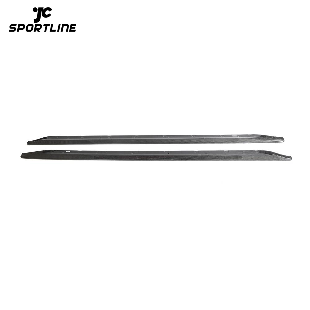 JC-HD604 Real Carbon Fiber G80 M3 Side Skirts Extension Lip for BMW G80 M3 Competition 2021 2022 2023 1