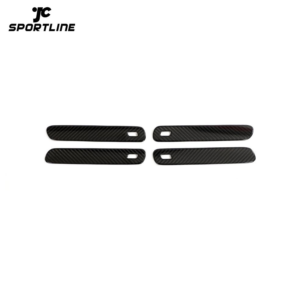 ML-YWW131-PRO Carbon Fiber Car Exterior Door Handle Cover Panel Trims for Zeekr 001 21-23 1