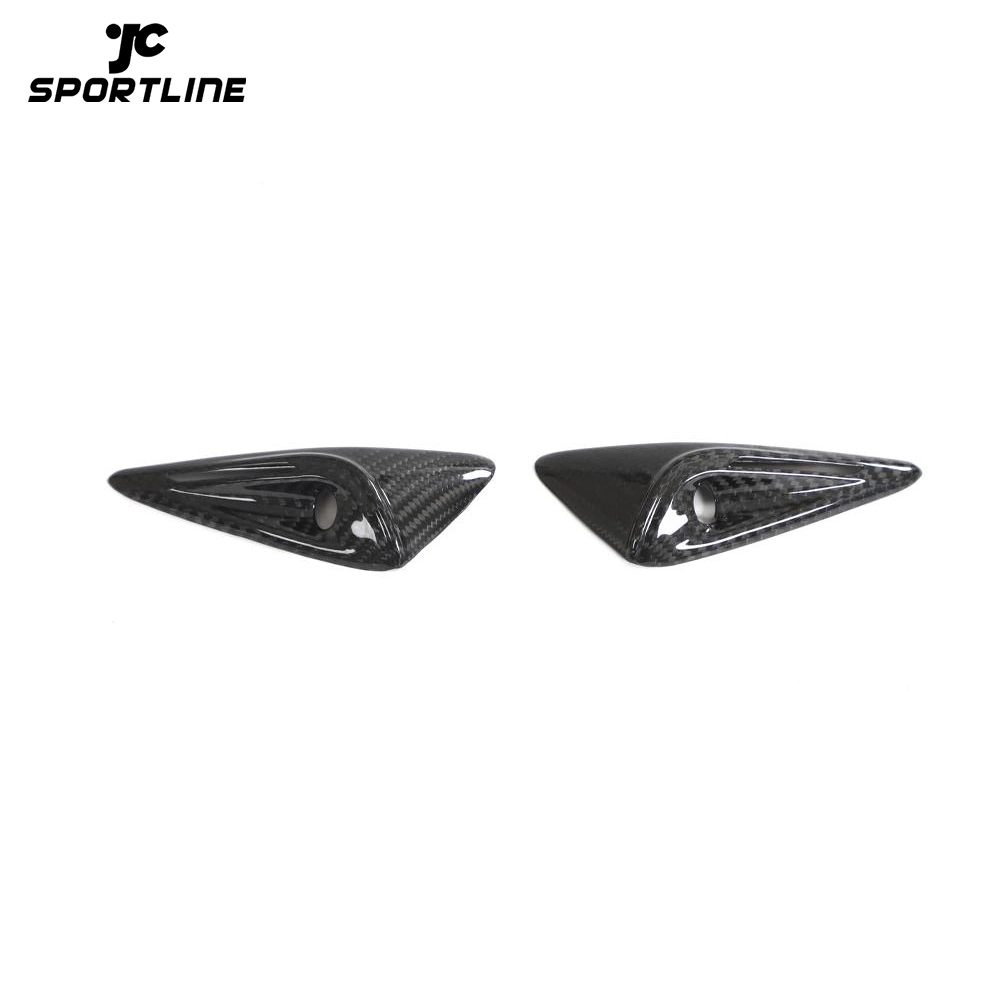ML-ZDH411-PRO Dry Carbon Electric Car Model X Side Fender Vent Cover for Tesla Model X 2021-2023 1