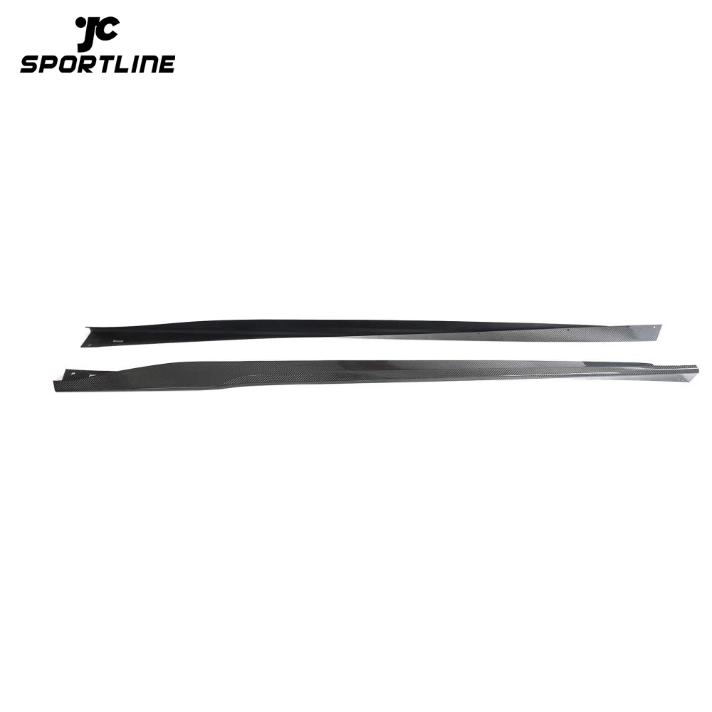 ML-PZJ167 Carbon Fiber Side Skirts Extension for 2024 Ford Mustang Dark Horse 1