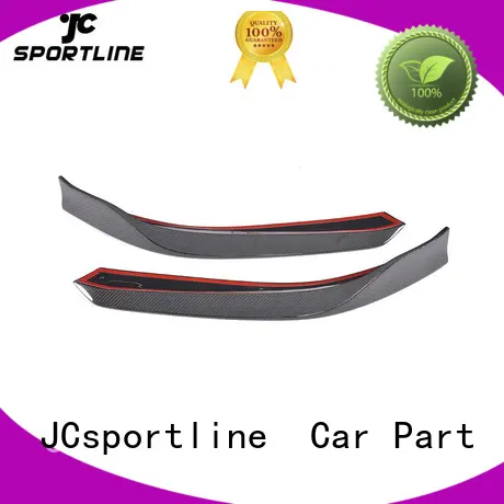 JCsportline carbon fiber splitter extension guard for vehicle 1