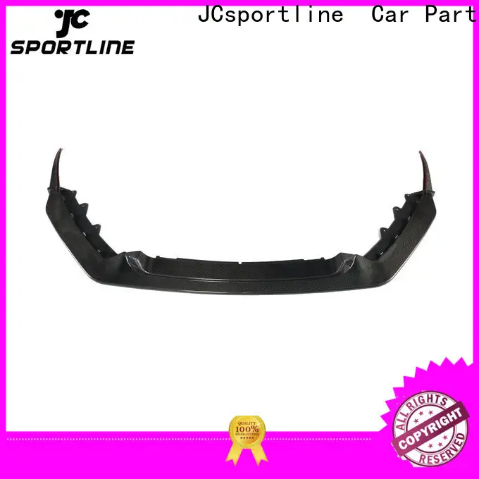 custom carbon fiber lip kit with guard protection for coupe 1