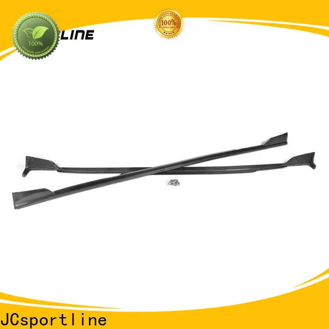 JCsportline hot sale carbon fiber side skirts normal edition for trunk 1