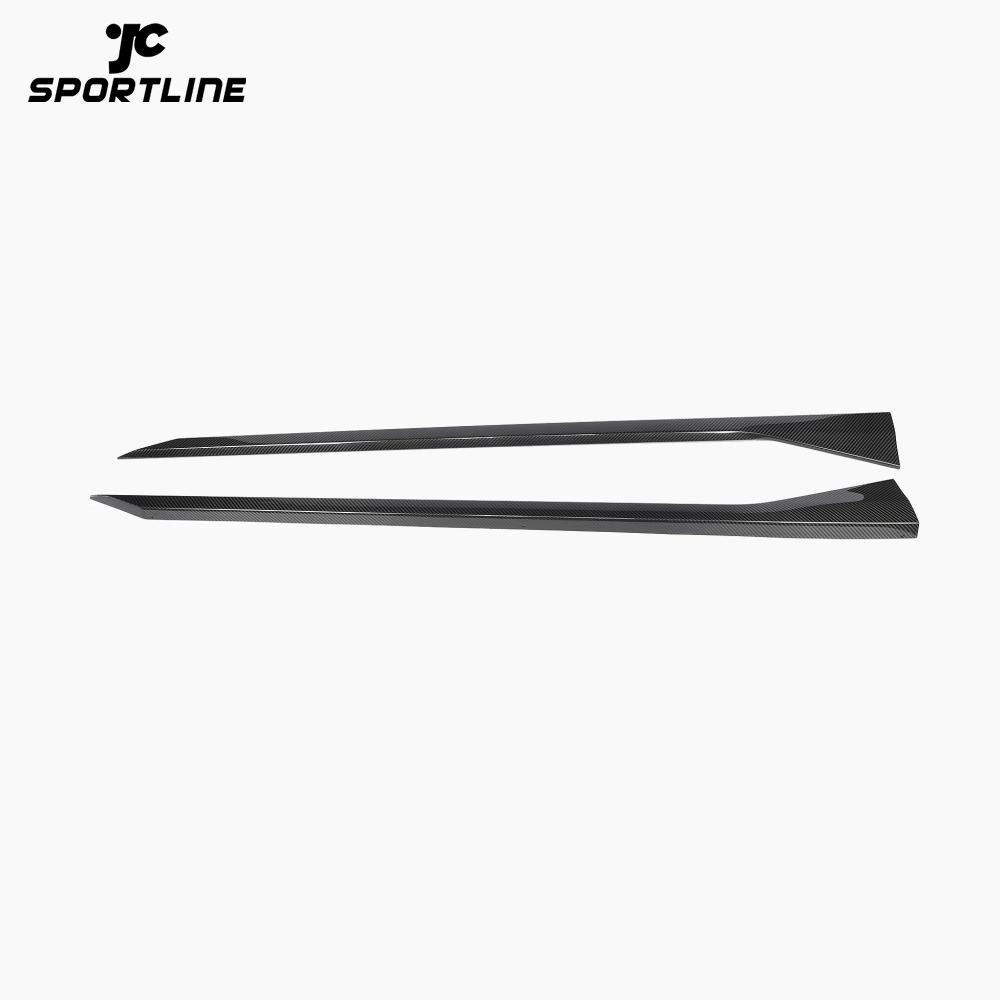 ML-SJ0515-PRO Factory Direct Dry Carbon Fiber G90 Side Skirts Add-on Body Kit for BMW G90 G99 M5 2025 1