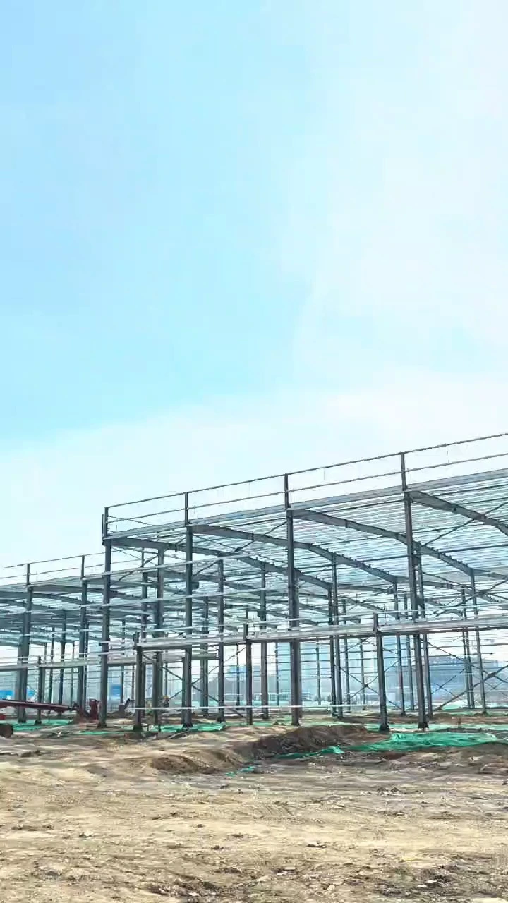 Modern Commercial Prefabricated Steel Structure Buildings for Warehouses, Pre-assembled Workshops and Office Facilities 1