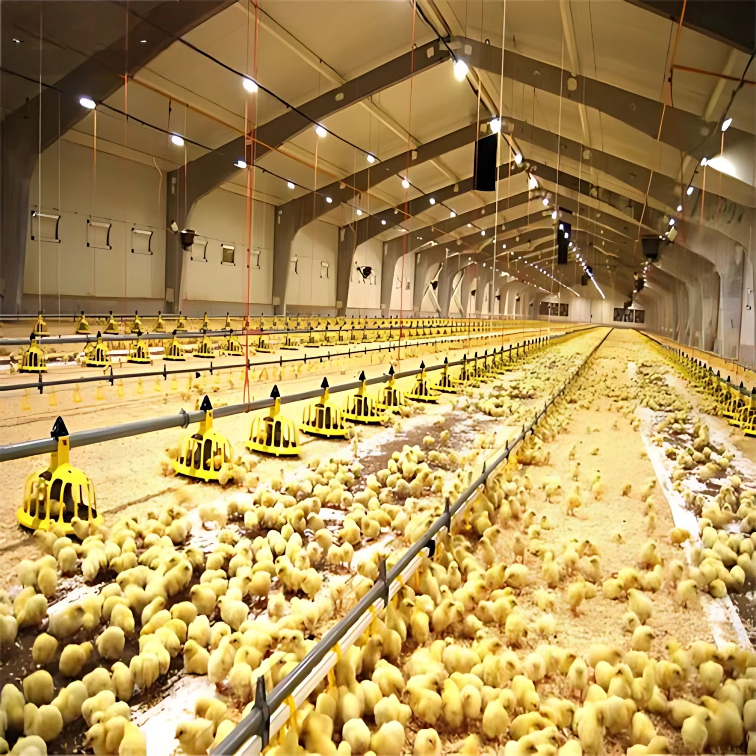 Low Cost Steel Structure Fabricated Prefabricated Barn Poultry Chicken Steel Structure Farm Animal House High Quality Shed 1