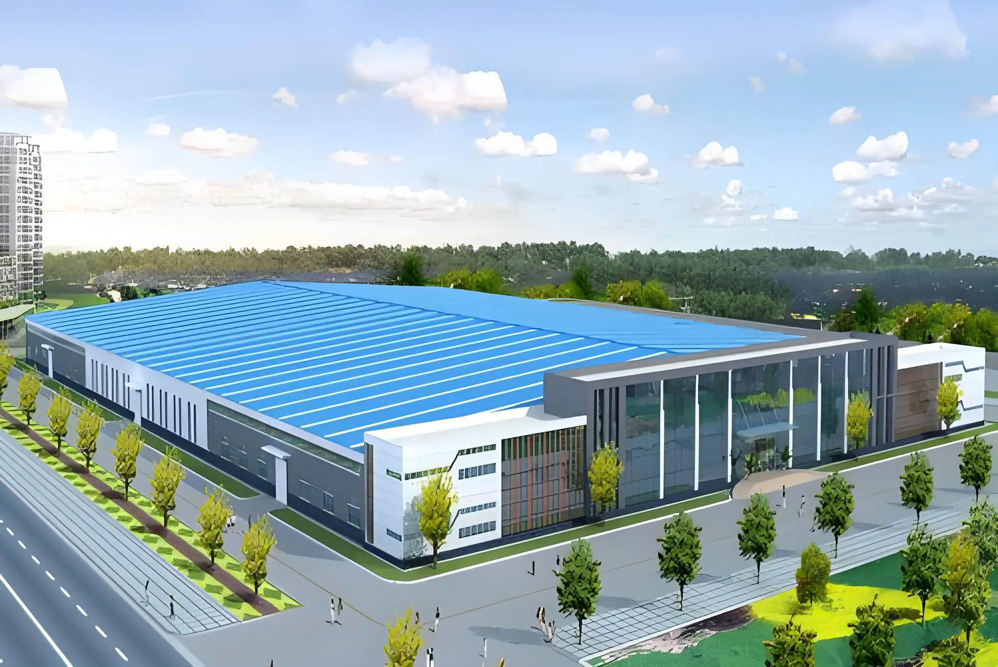 Large Space Multi-Purpose Rapidly Constructed Prefabricated Steel Structure for Workshops Plants & Warehouse Buildings Shed 1