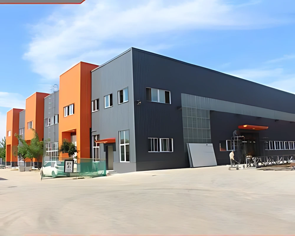 lanjing Steel Structure Prefabricated Warehouse Workshop Industrial Light Steel, Easy to Install Steel Structure Warehouse 1