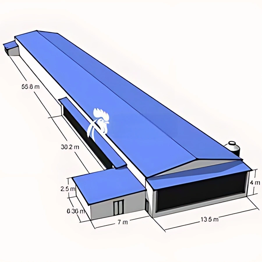 2025 China Pre Engineered Prefab Steel Structure Cow Farm Horse Stable Sheep Sheds Warehouse Workshop Building With Low Price 1