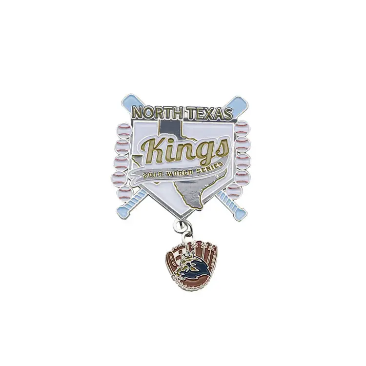 Dangler Baseball Trading Pins Sport Badge Factory Price 1