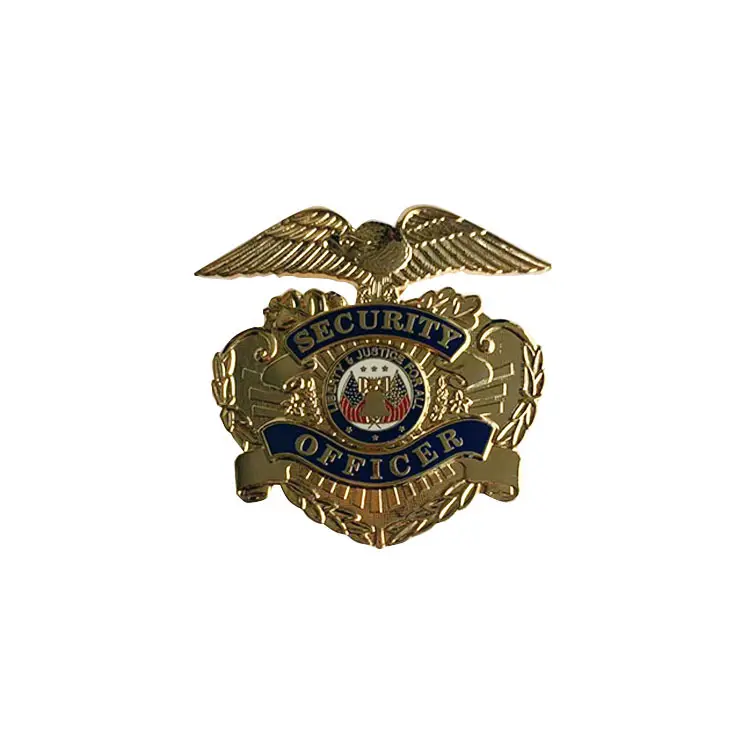 Shengde Latest custom police badges factory bulk production 3