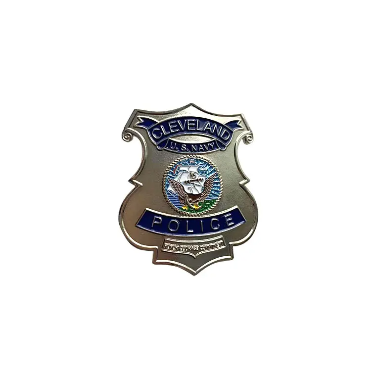 Shengde Latest custom police badges factory bulk production 4
