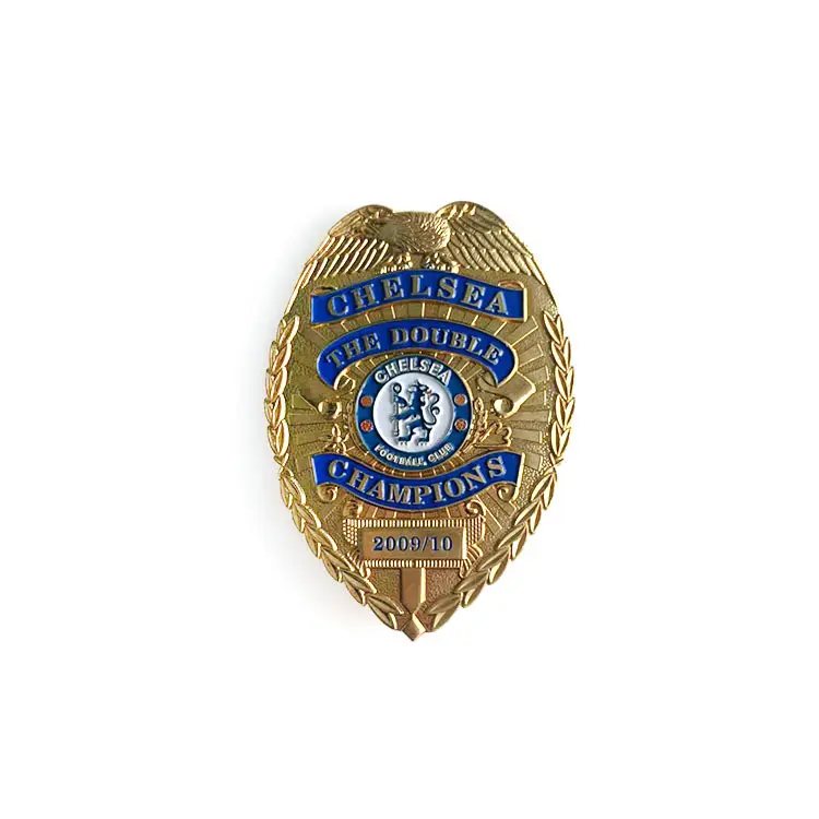 Shengde Latest custom police badges factory bulk production 8