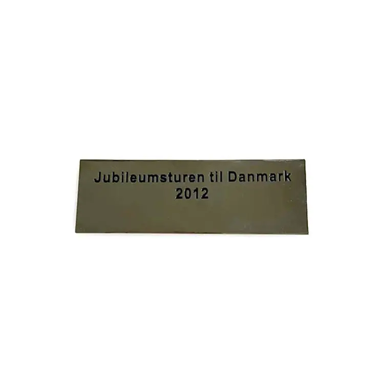 Custom custom brass name plates factory for sale 6