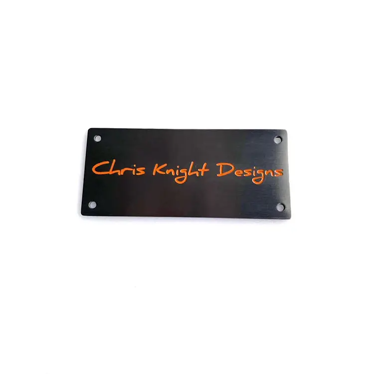 Custom custom brass name plates factory for sale 4