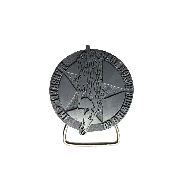 Custom Metal Plate Zinc Belt Buckle 1