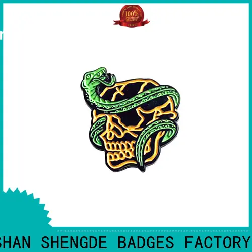 Shengde vintage enamel pins for business for promotion 1