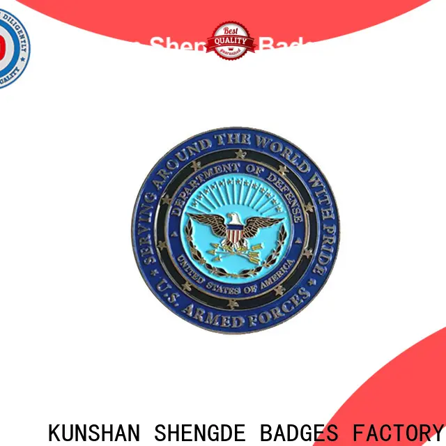 Shengde Latest make your own challenge coin factory for promotion 1