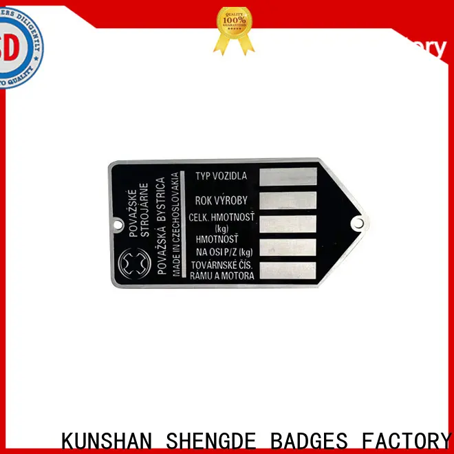 Shengde Wholesale desktop name plates company for sale 1