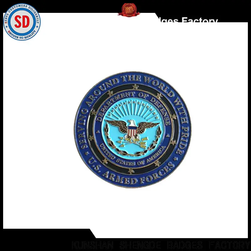 Shengde Best fire department challenge coins Supply bulk production 1