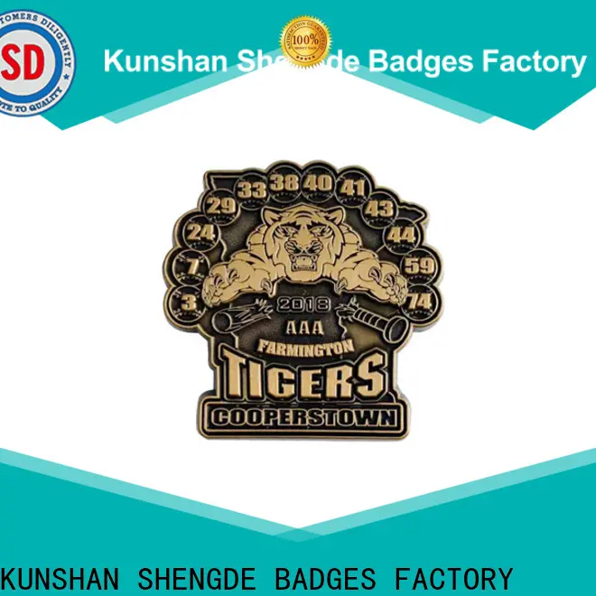 Shengde die struck lapel pins Supply for sale 1