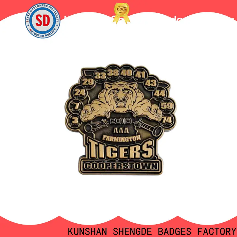 Latest custom die cut lapel pins company for sale 1