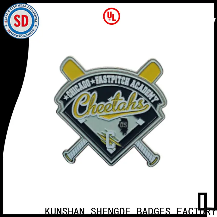 Shengde Wholesale softball pins Supply bulk production 1