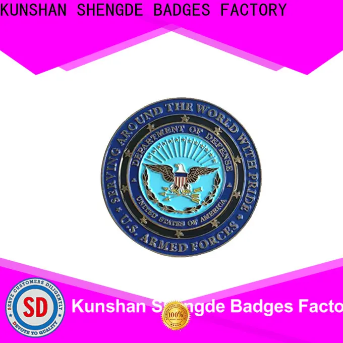 Shengde military challenge coin display case for business bulk buy 1
