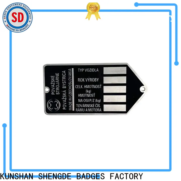 Shengde engraved name plates for business bulk buy 1