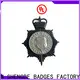 Shengde gold police badge company on sale 1